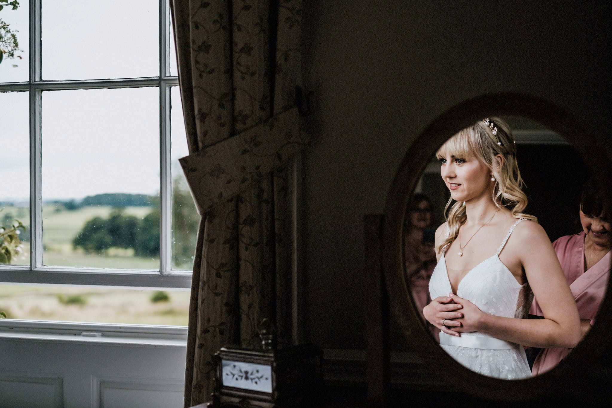 Chris and Leanne's Middleton Lodge Main House wedding photography by North East wedding photographer Andy Turner