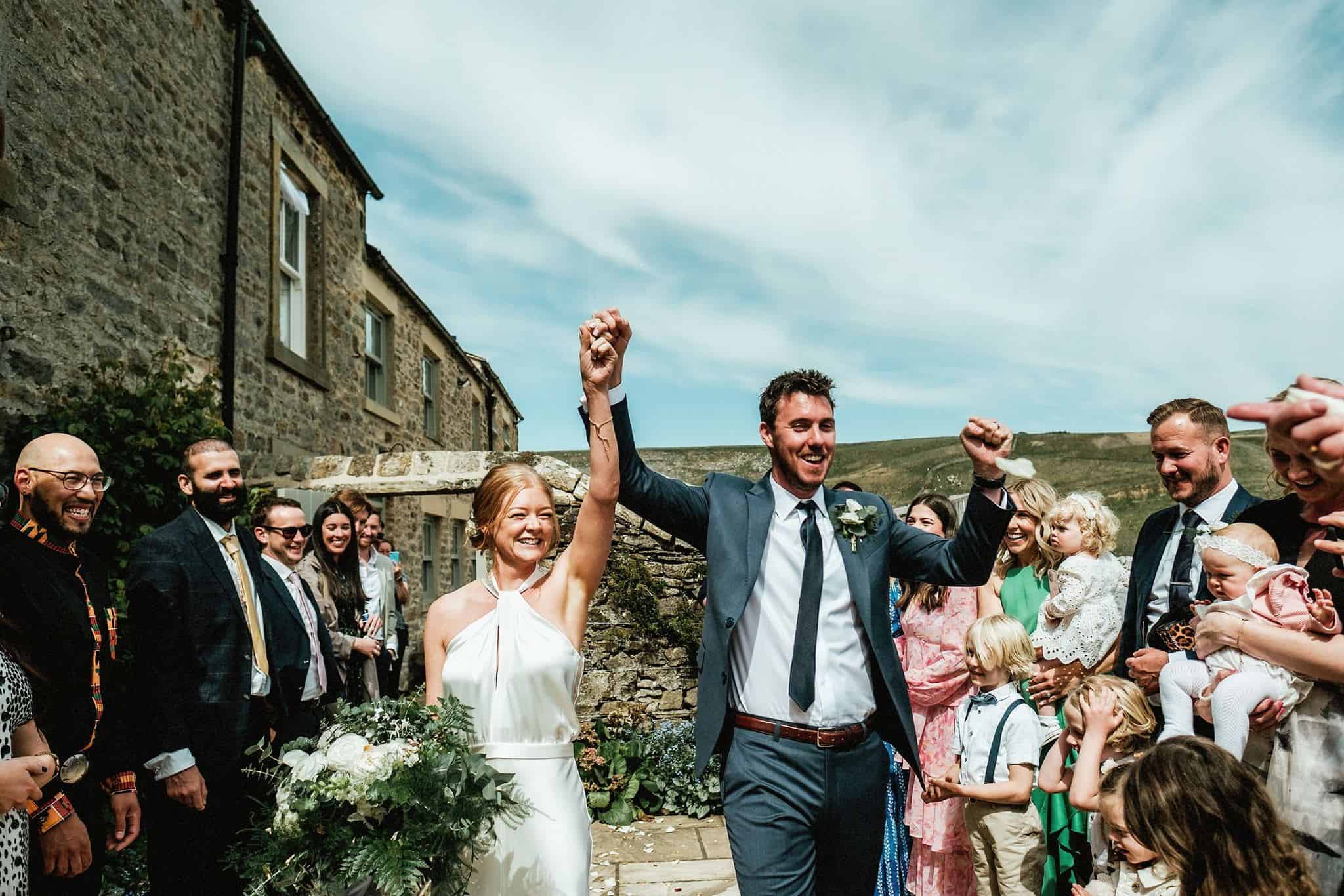 Telfit Farm wedding // Lizzie + Tom // Andy Turner // North East Wedding Photographer