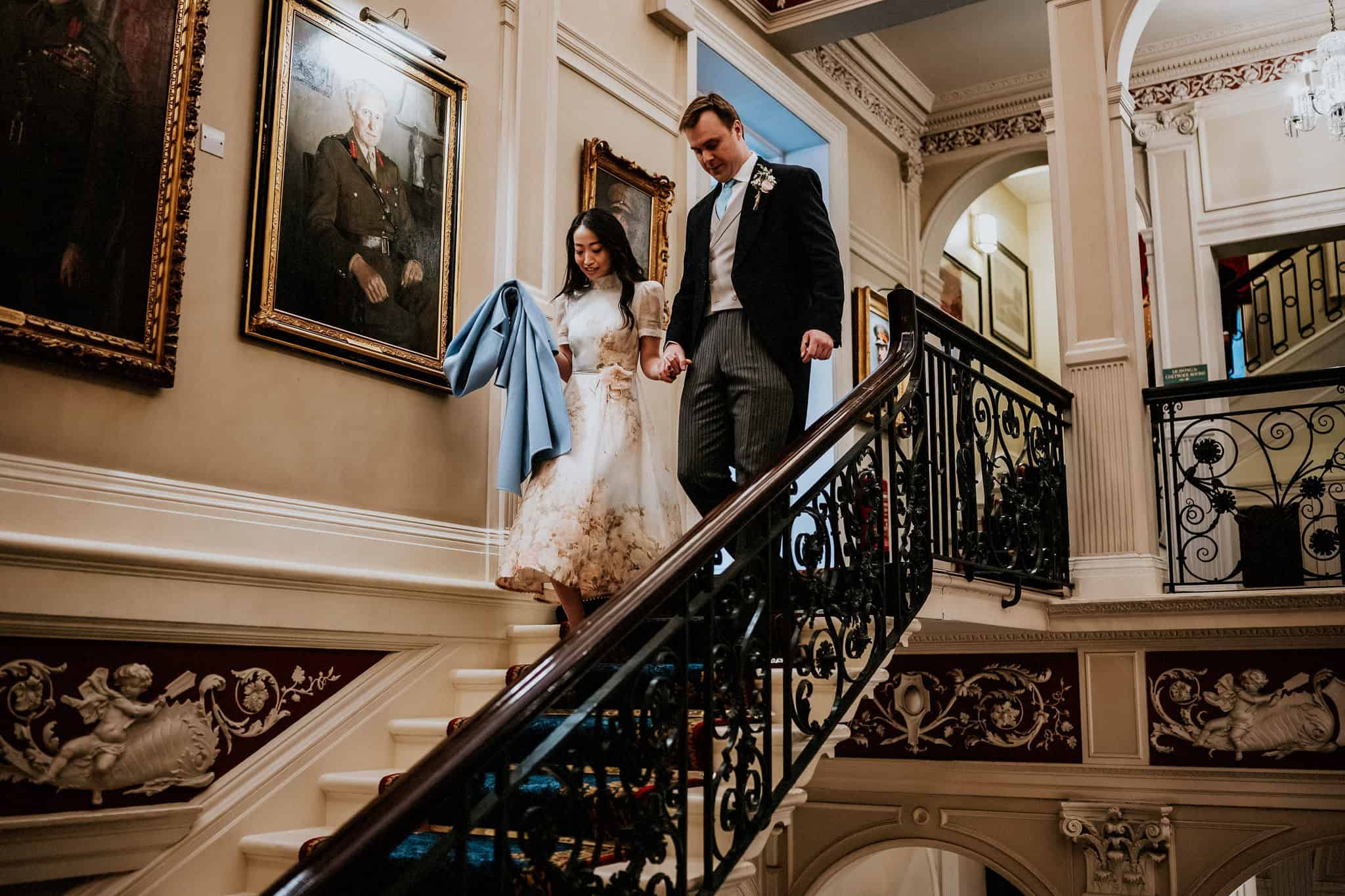 A London wedding in Chelsea Old Town Hall and Cavalry & Guards Club by UK wedding photographer Andy Turner