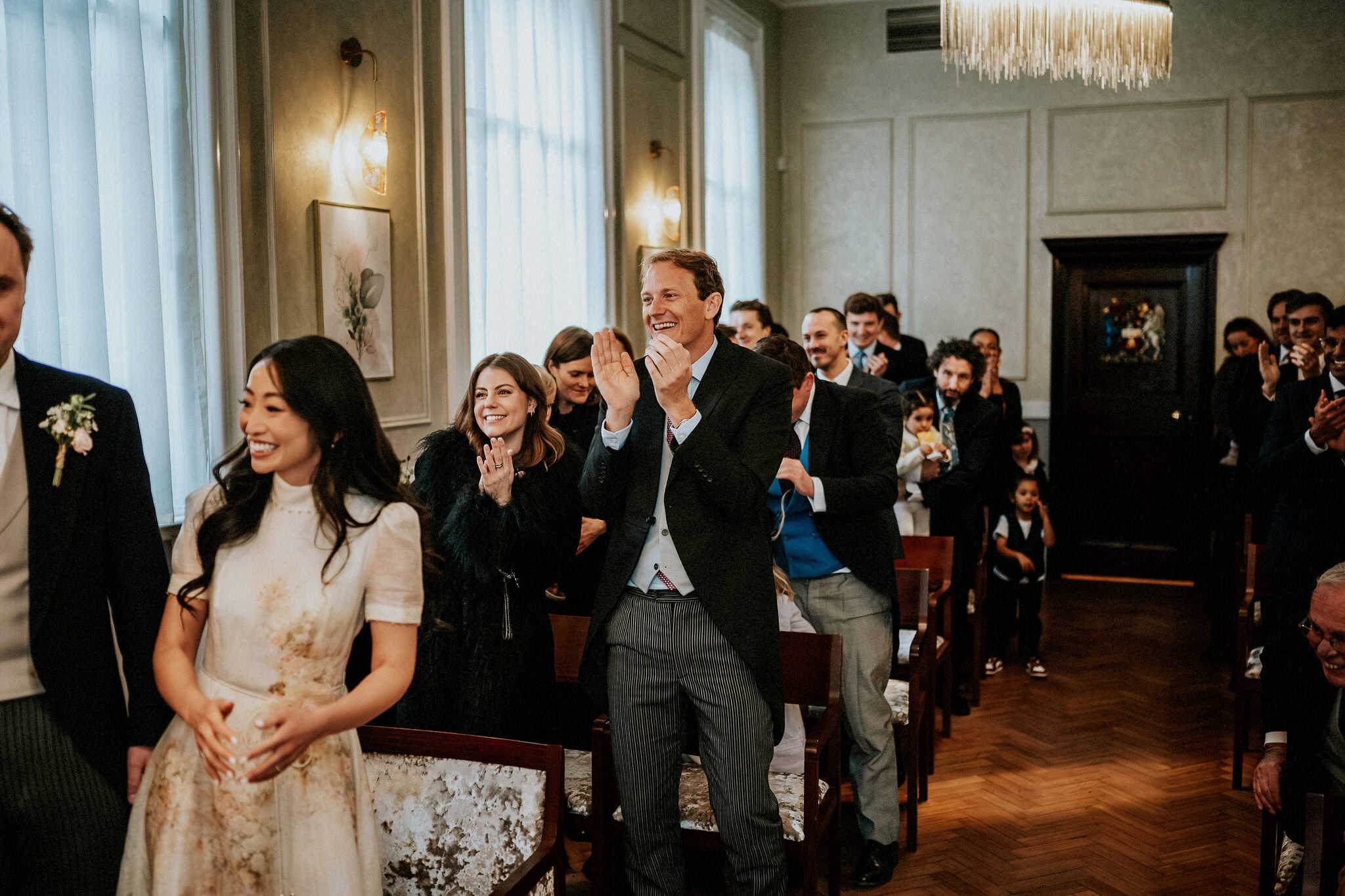 A London wedding in Chelsea Old Town Hall and Cavalry & Guards Club by UK wedding photographer Andy Turner