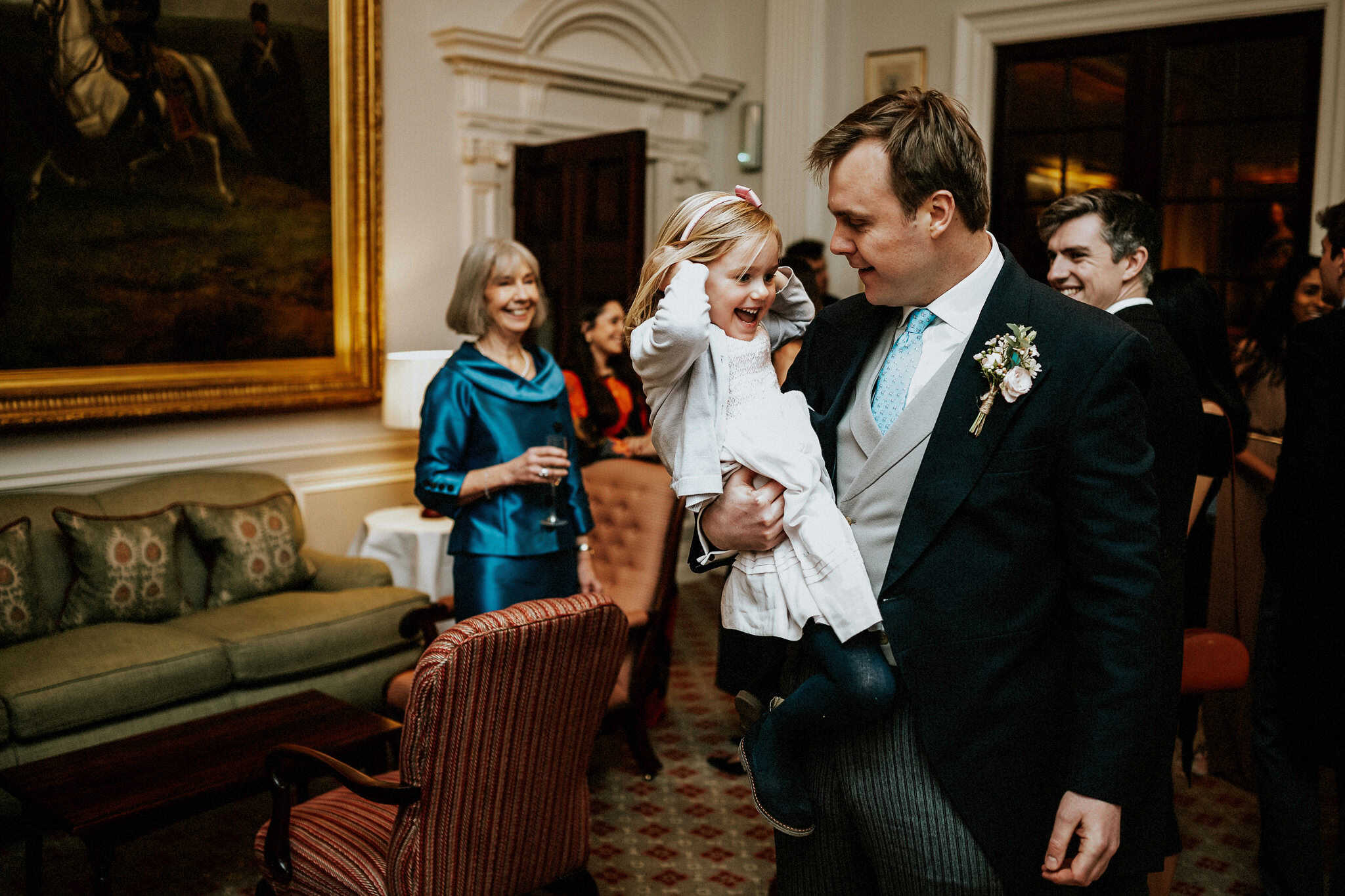 A London wedding in Chelsea Old Town Hall and Cavalry & Guards Club by UK wedding photographer Andy Turner