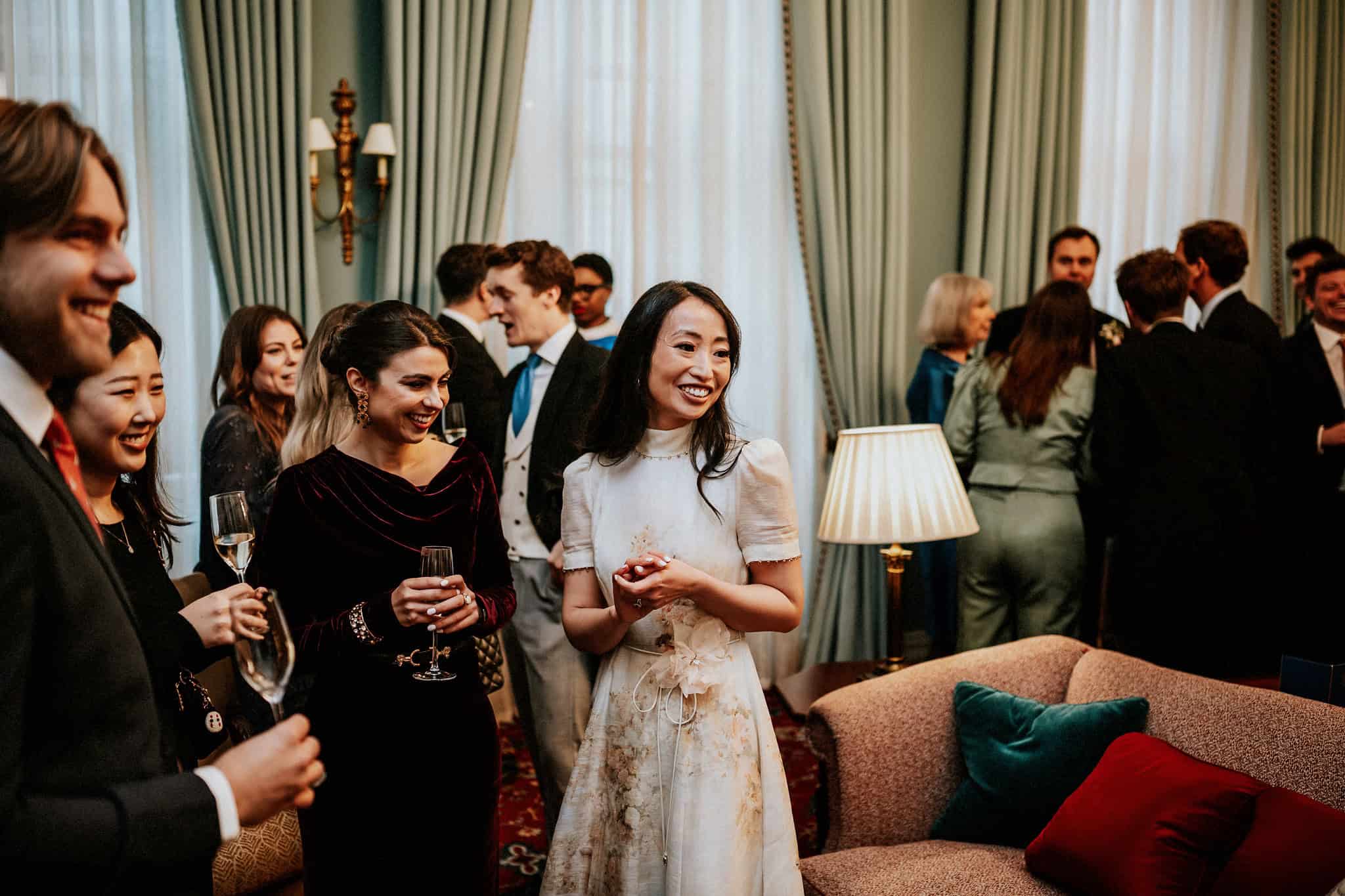 A London wedding in Chelsea Old Town Hall and Cavalry & Guards Club by UK wedding photographer Andy Turner