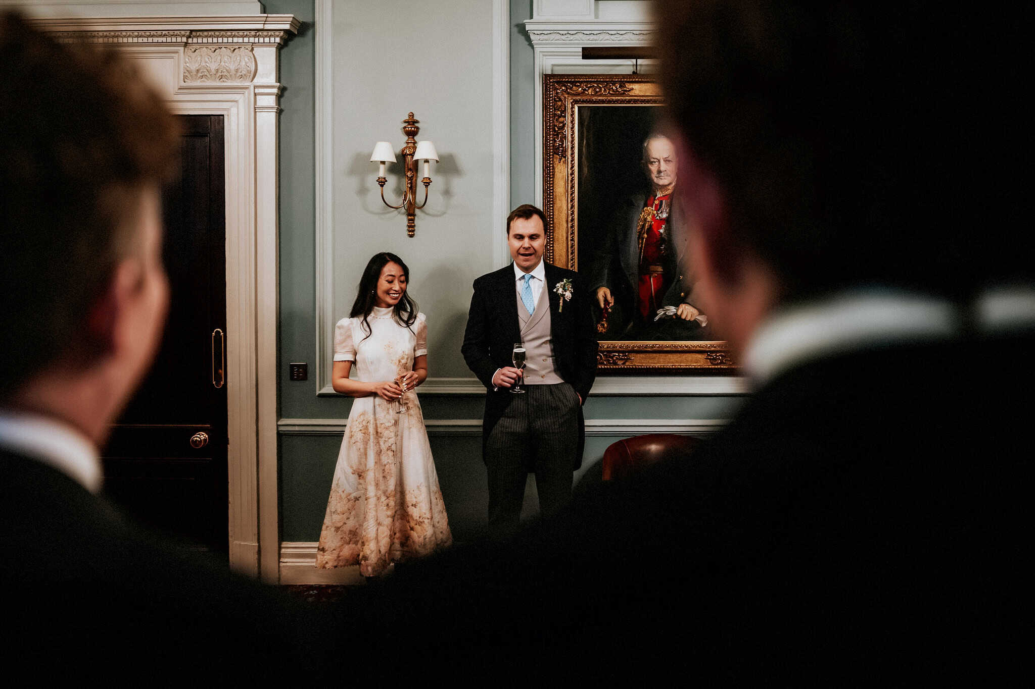 A London wedding in Chelsea Old Town Hall and Cavalry & Guards Club by UK wedding photographer Andy Turner