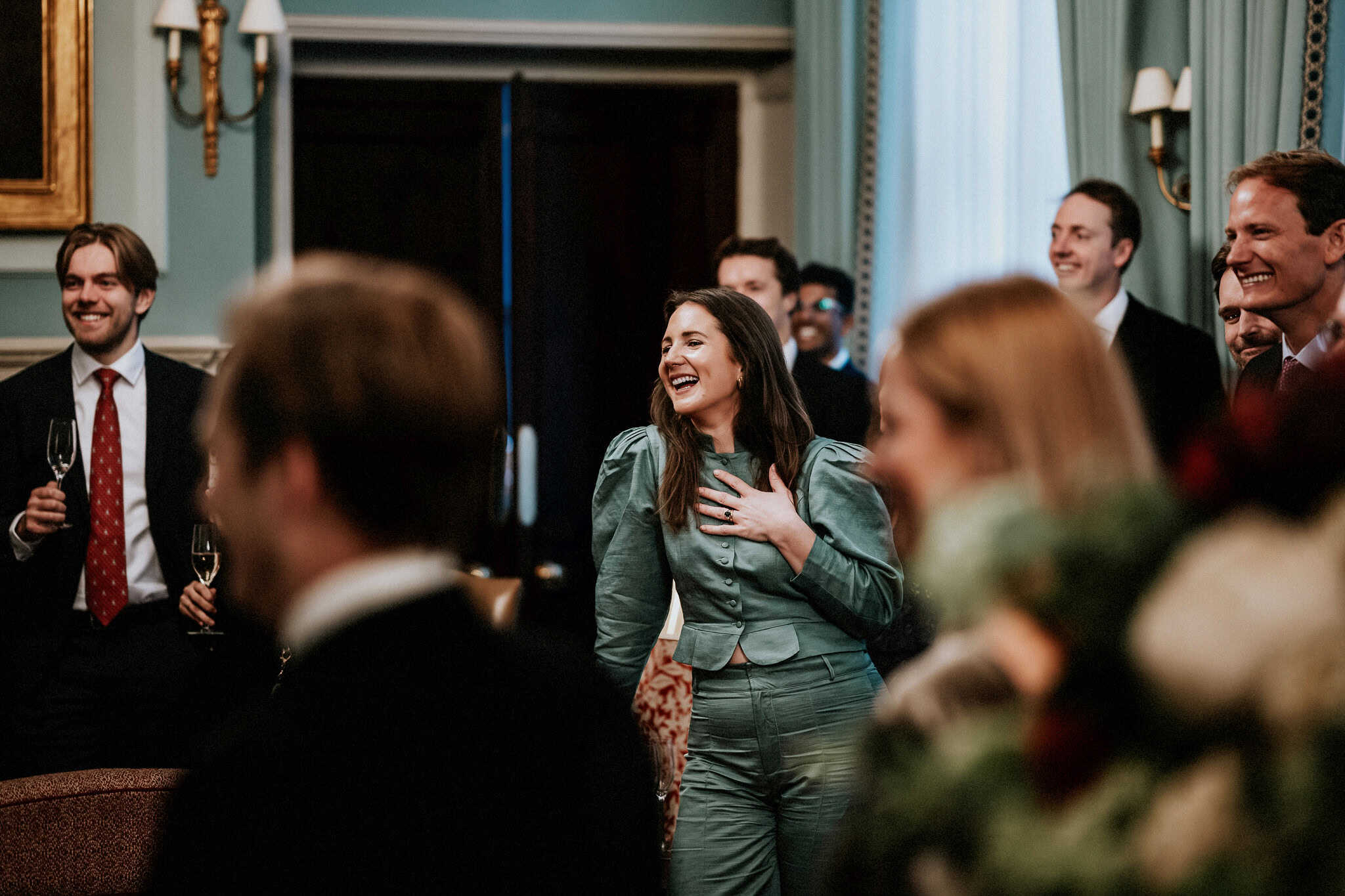 A London wedding in Chelsea Old Town Hall and Cavalry & Guards Club by UK wedding photographer Andy Turner