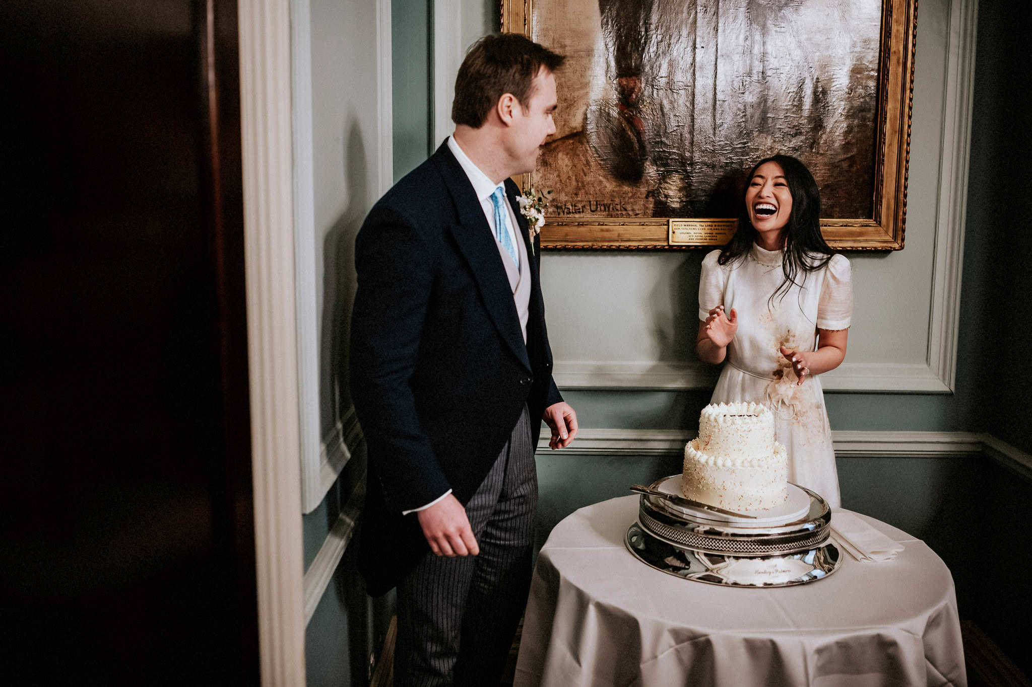 A London wedding in Chelsea Old Town Hall and Cavalry & Guards Club by UK wedding photographer Andy Turner